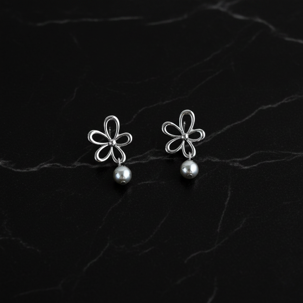 Petal & Pearl Earrings