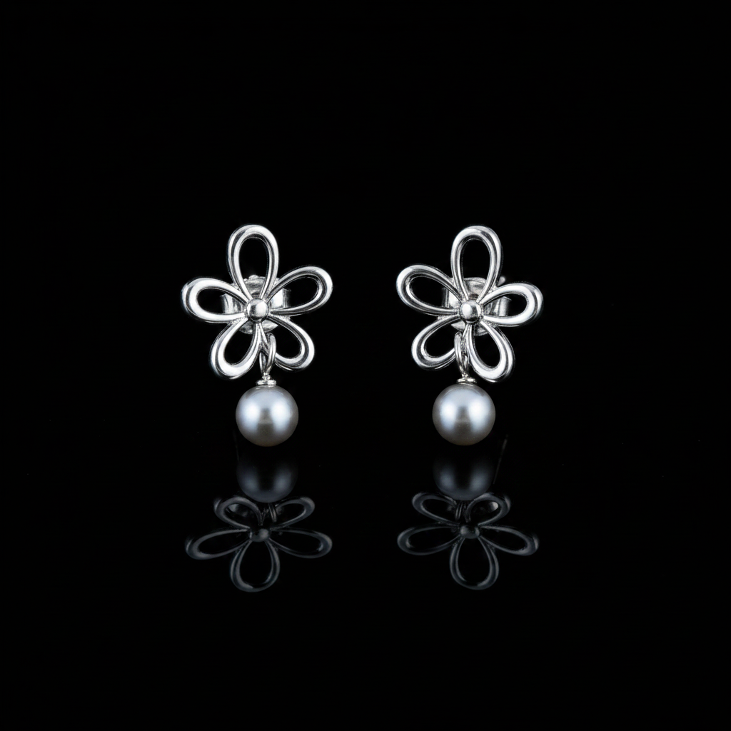 Petal & Pearl Earrings