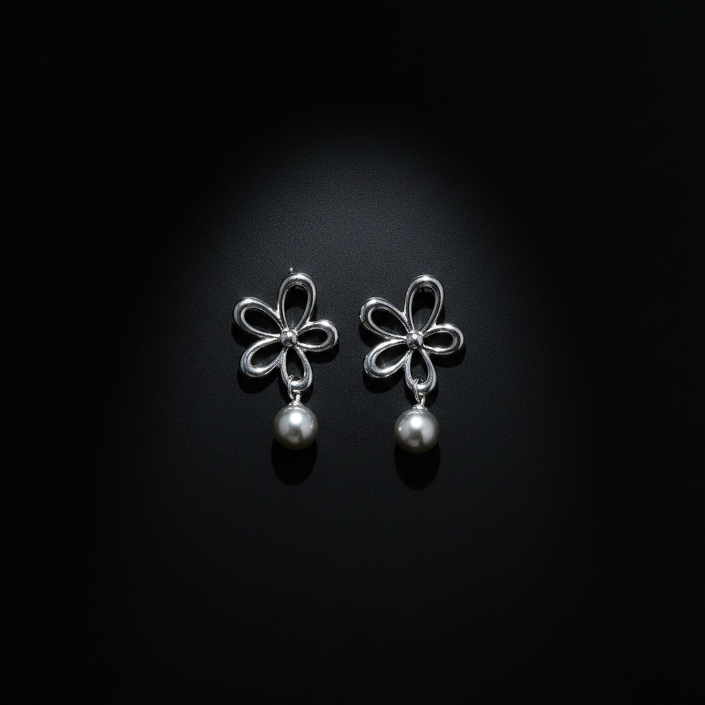 Petal & Pearl Earrings