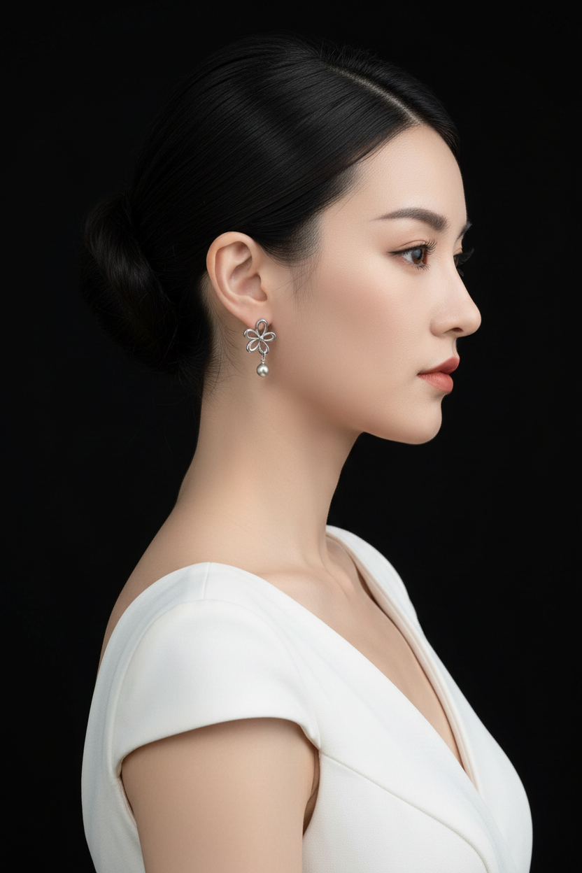Petal & Pearl Earrings
