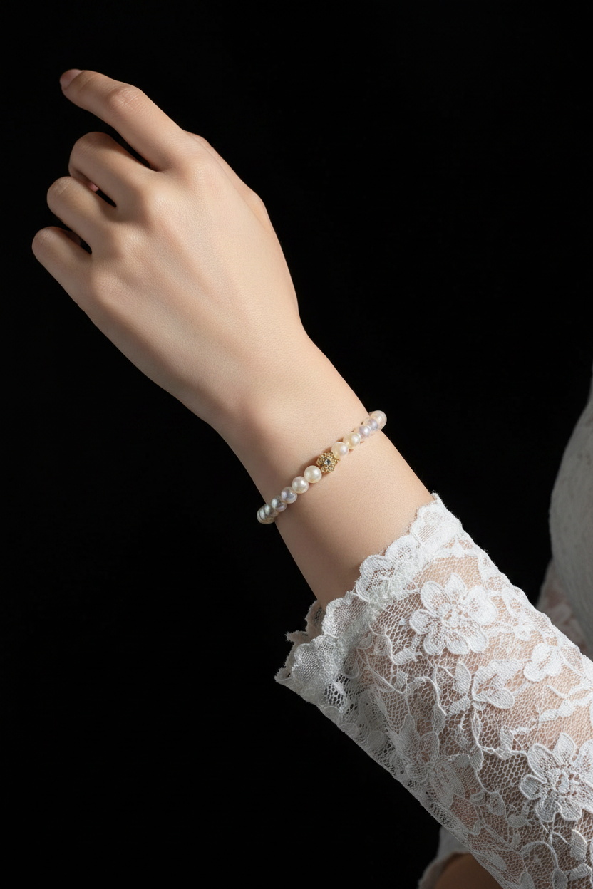 Gold Flower Bracelet