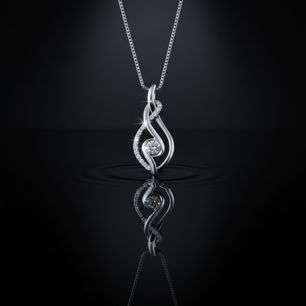 Intertwined Light Necklace