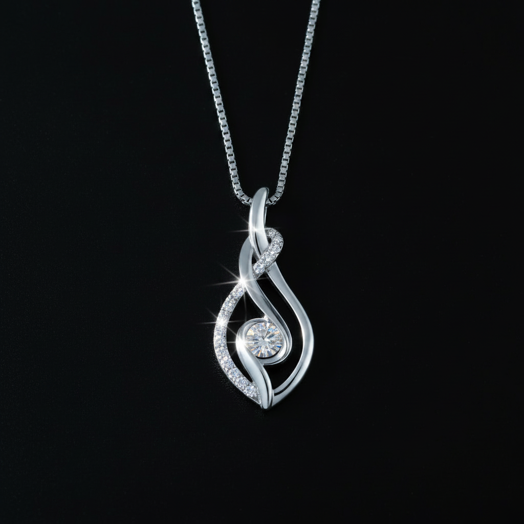 Intertwined Light Necklace