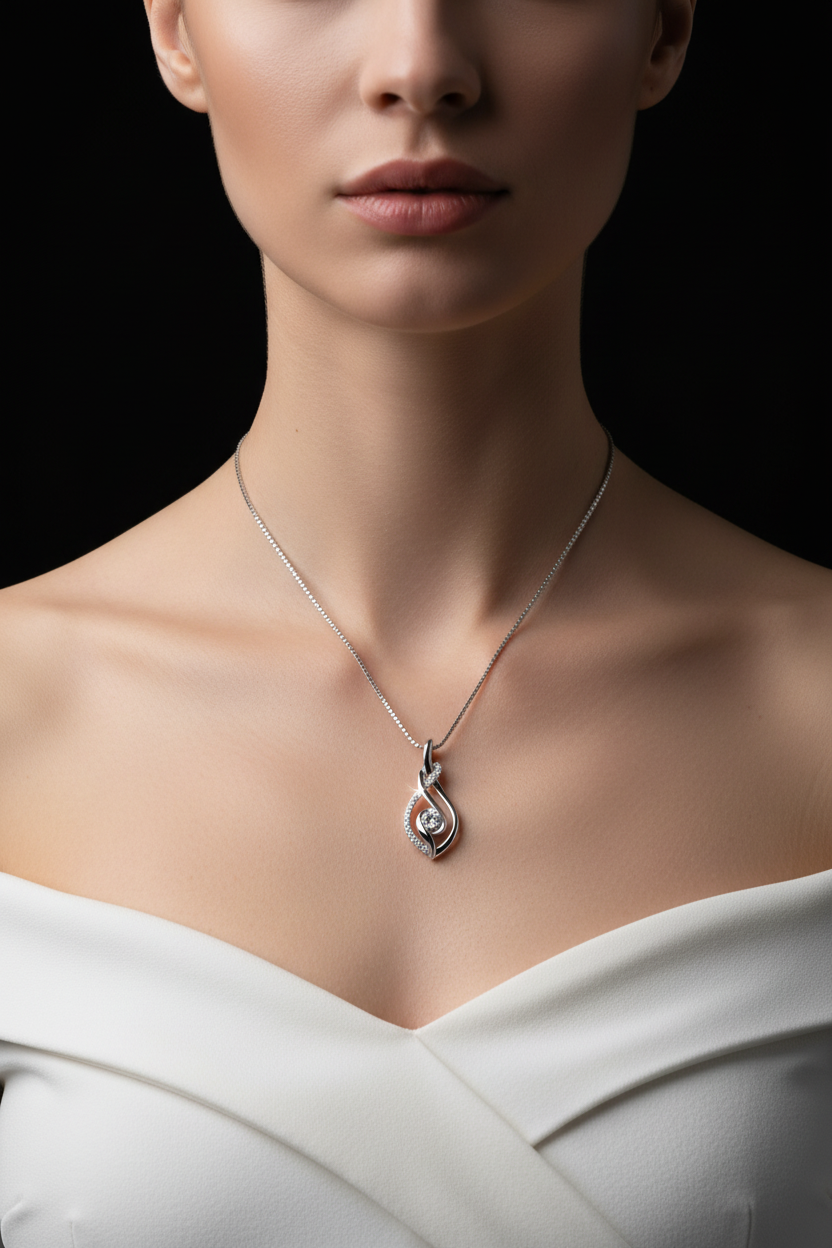 Intertwined Light Necklace