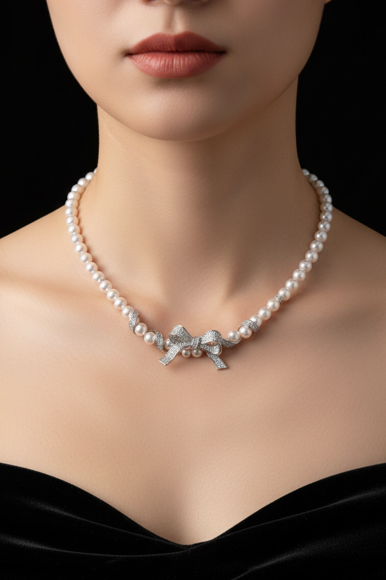 Bow Pearl Tears