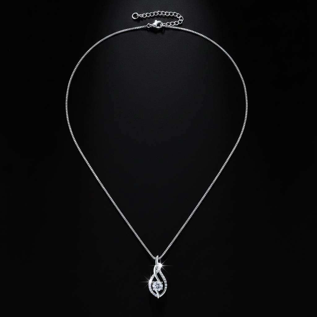 Intertwined Light Necklace