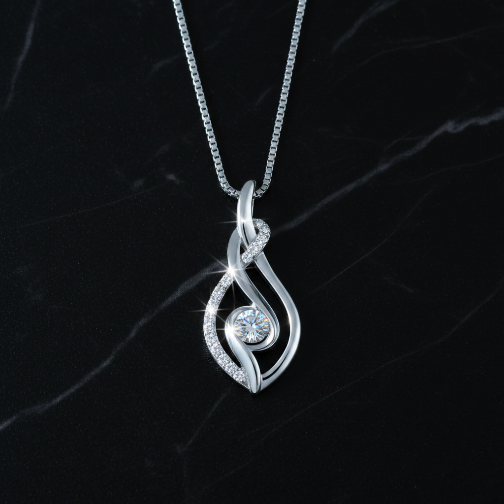 Intertwined Light Necklace