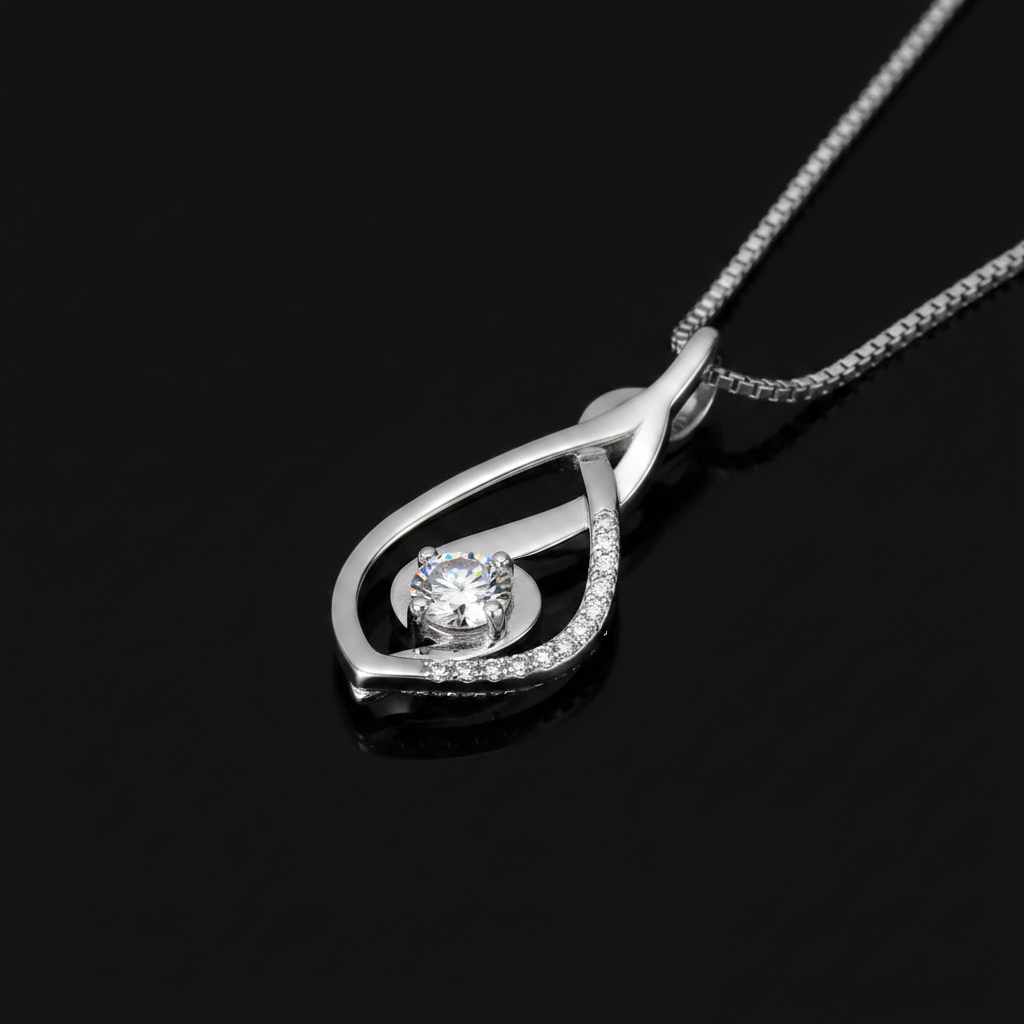 Intertwined Light Necklace