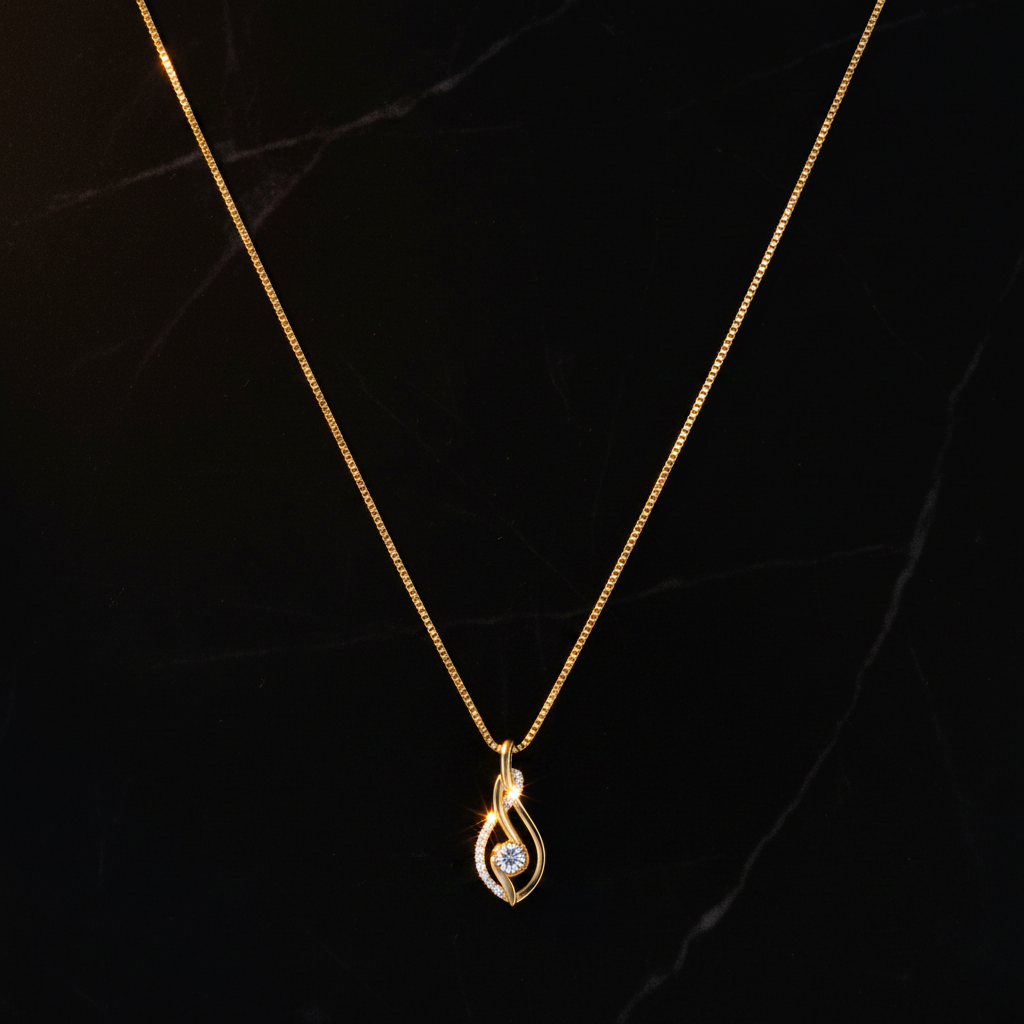 Intertwined Light Necklace