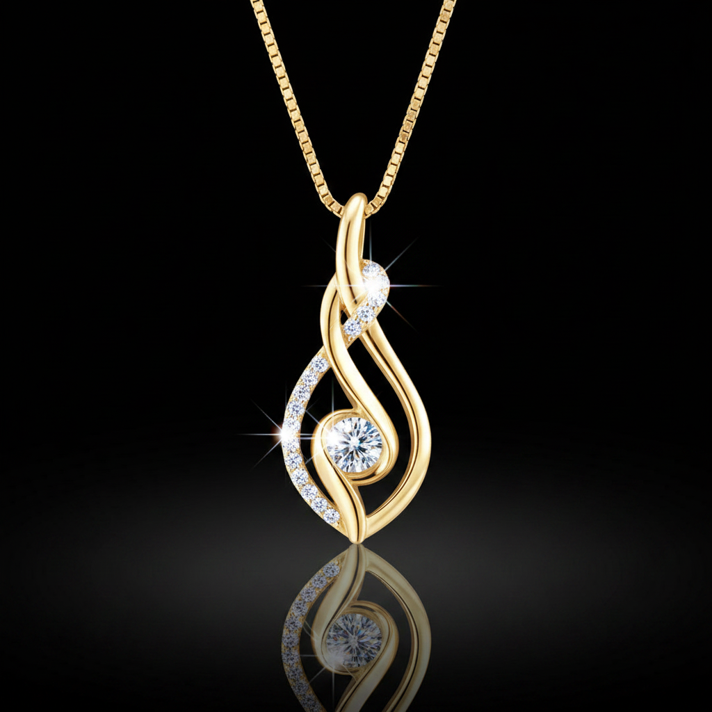 Intertwined Light Necklace